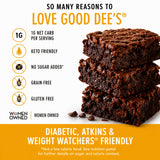 Good Dee's Chocolate Brownie Mix | Keto Baking Mix | Sugar-Free, Gluten-Free, Grain-Free, Nut-Free, Soy-Free & Low Carb Baking Mix | Diabetic, Atkins & WW Friendly (Pack of 1)