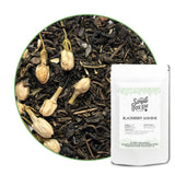 Simple Loose Leaf - Blackberry Jasmine - Premium Loose Leaf Green Tea (4 oz) - High Caffeine - Fun and Herbaceous - USA Hand Packaged - 60 Cups