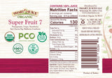 Smart Juice Super Fruit 7 Organic Juice - 100% Juice, Not From Concentrate - 33.8 fl oz (1L) - (Pack of 6)