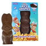 Frankford Milk Chocolate Rice Krispies Bunny, Smooth and Creamy Easter Candy, Basket Stuffer Treats, 1.6 Ounces