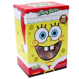 SpongeBob SquarePants Krabby Patty Gummy Candy Santa Box, 80 Count, Christmas Stocking Stuffers and Gifts, by Frankford Candy