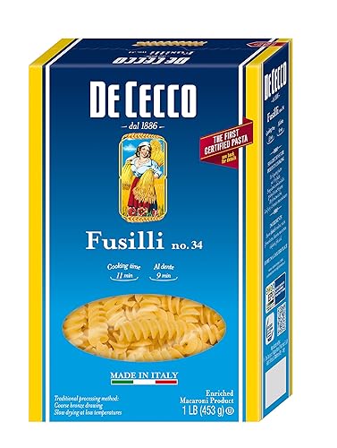 De Cecco Semolina Pasta, Fusilli, 1 Pound