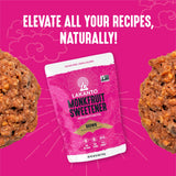 Lakanto Brown Monk Fruit Sweetener with Erythritol - Brown Sugar Substitute, Zero Calorie, Baking, Vegan, Keto Diet Friendly, Zero Net Carbs, Gluten Free, Sugar Replacement, Extract (3 lb)
