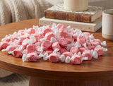 Cinnamon Salt Water Taffy 1.5 lbs, Soft Chewy Candy, Sweet & Spicy Flavor, Individually Wrapped Bulk Classic Old Fashioned Treat