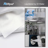 AAWipes Cleanroom Polyester Wipers 4"x4" (Bag of 400 Pcs) Double Knit 100% Polyester Wipes Lint Free Cloths with Ultra-fine Filaments, Laser Sealed