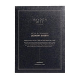 Hayden Hill Laundry Sheets For Cashmere and Wool - Fragrance Free Detergent - 30 Washes (15 Sheets) - Non-Bio Plant Based - Kind To Your Skin