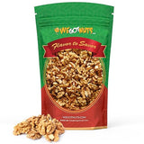 California Raw Walnuts- 4 Pounds, Resealable Package-Fresh, No Shell, Unsalted-All Natural Dry Halves and Chopped Pieces-For Snacking, Kids, Baking