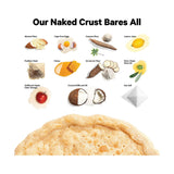 Cappello's Almond Flour Thin Crust Naked Pizza, Gluten Free, Frozen Pizza 6oz