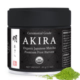 Akira Matcha 30g - Organic Premium Ceremonial Japanese Matcha Green Tea Powder - First Harvest - Zero Sugar - USDA and JAS Certified