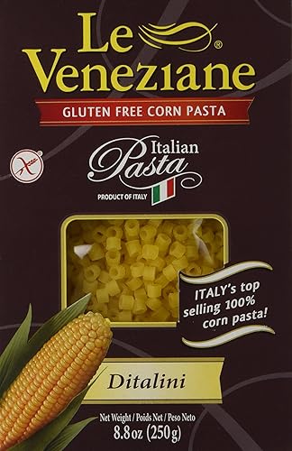 Le Veneziane Italian Gluten Free Corn Pasta Ditalini 250