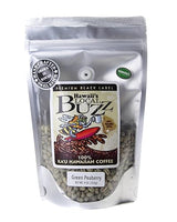 Hawaii's Local Buzz Premium Black Label Peaberry, Green (Unroasted) Beans, 9 Ounce