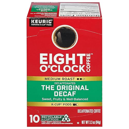 Eight O'Clock, The Original Decaf K-Cups Coffee, 3.3 Ounce