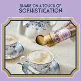 McCormick Bridgerton Finishing Sugar, Lavender Vanilla, Limited Edition, Floral Lavender Notes, Smooth Vanilla Flavor, For Cakes, Cocktails, Matcha Tea, and More, 3.45 oz