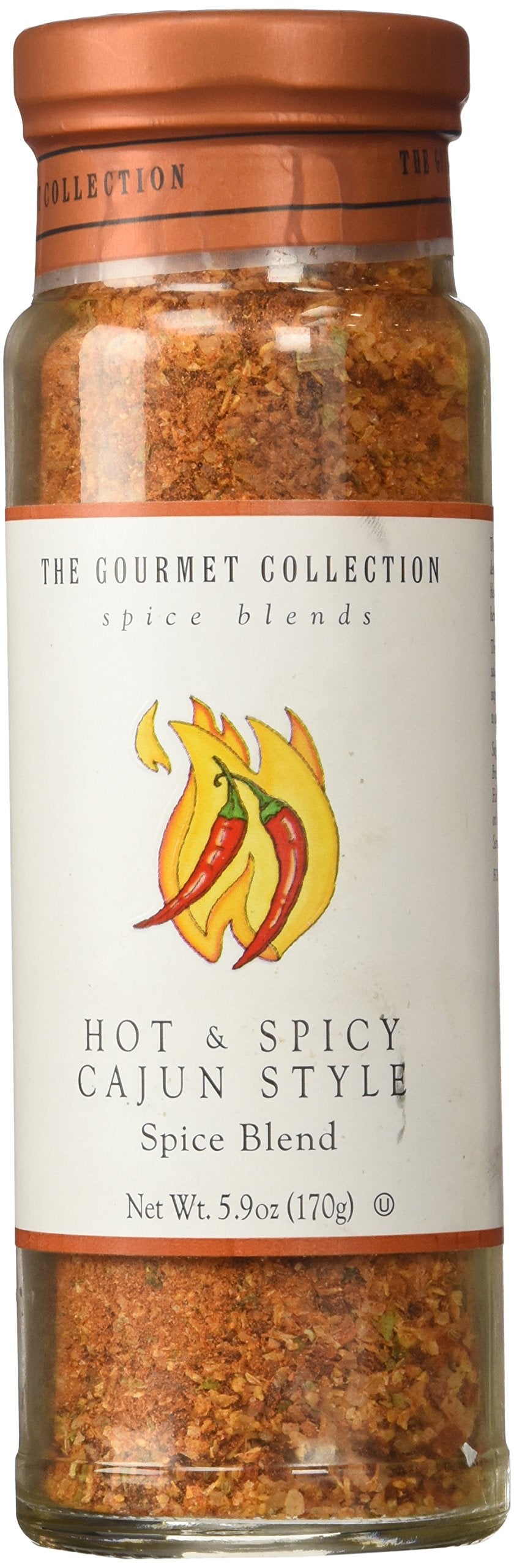 The Gourmet Collection Spice Blend - Hot and Spicy Cajun Style Spice Blend - Cajun Style Seasoning Blend for Pasta, Chicken, Jambalaya: 156 Servings