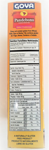 Goya Foods Pandebono Traditional Cassava Bread Mix, 14.11 Ounce (Pack of 20), (3190)