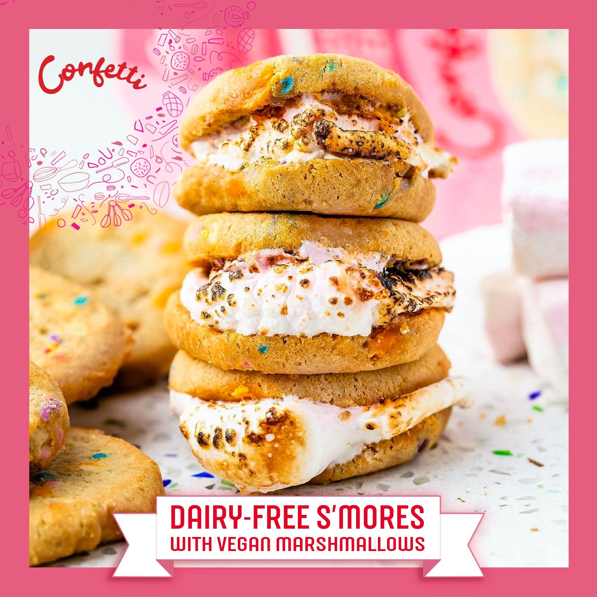 Cybele’s Free To Eat Gluten-Free & Vegan Cookies - Plant-Based, Dairy, Soy, & Nut Free - Soft-Baked School Safe Snack For Kids & Adults - 12 Cookies