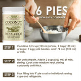Rawleigh Coconut Pie Filling & Dessert Mix (16 oz / 454g) - Classic Homemade Coconut Cream Pie Mix, Easy Cook Dessert Base, Rich & Creamy Filling