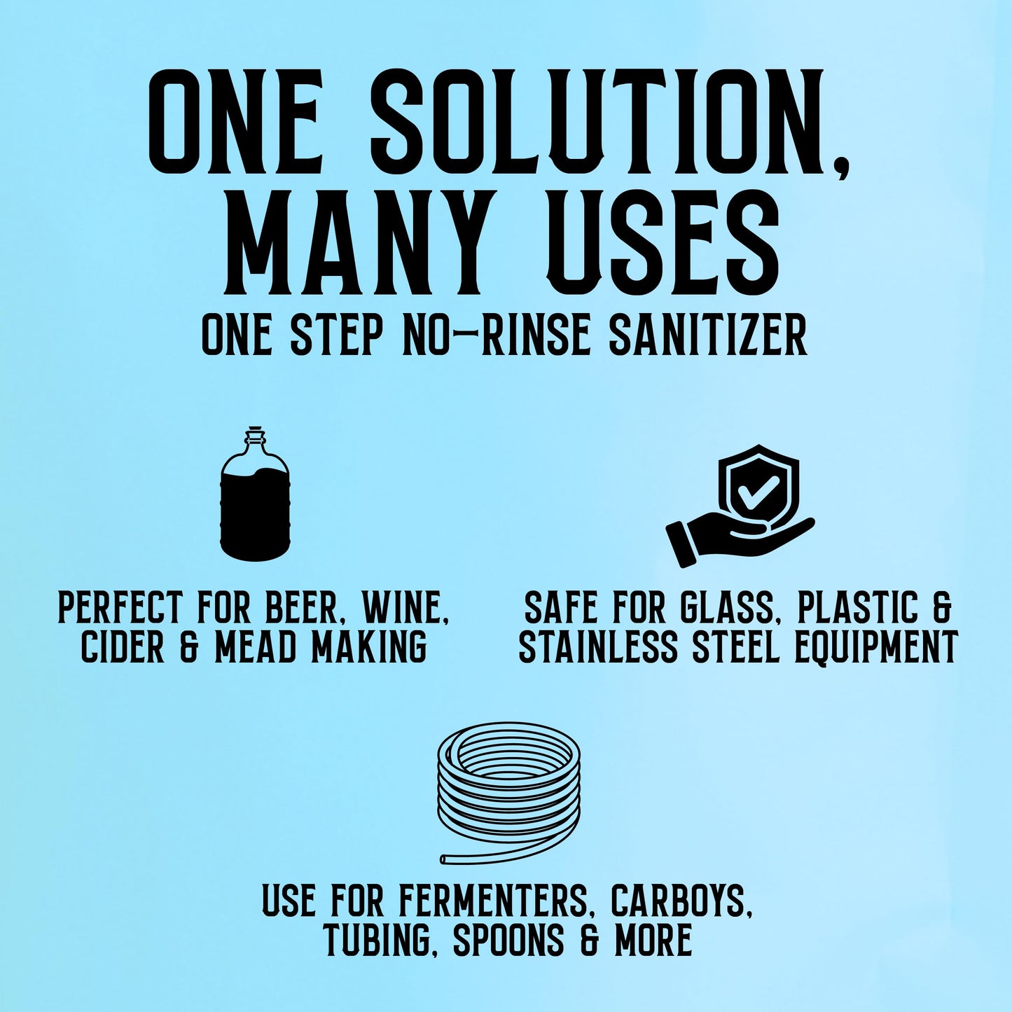 Craft A Brew - One Step No Rinse Cleanser - For Cleaning At Home Brewing Equipment - Non-Foaming Cleanser - Safe & Easy to Use - Home Brewing Supplies