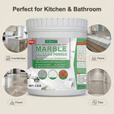 Turoco Marble Polishing Powder 2.3LB for Stone Restoration, Stone Polish Compound for Marble, Granite and Natural Stone