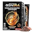 IGNIRA Himalayan Salted Cappuccino - Blend Rich Flavor, Premium Robusta Instant Salted Coffee Packets, Hot or Iced Milk Coffee, Smooth Salted Flavor