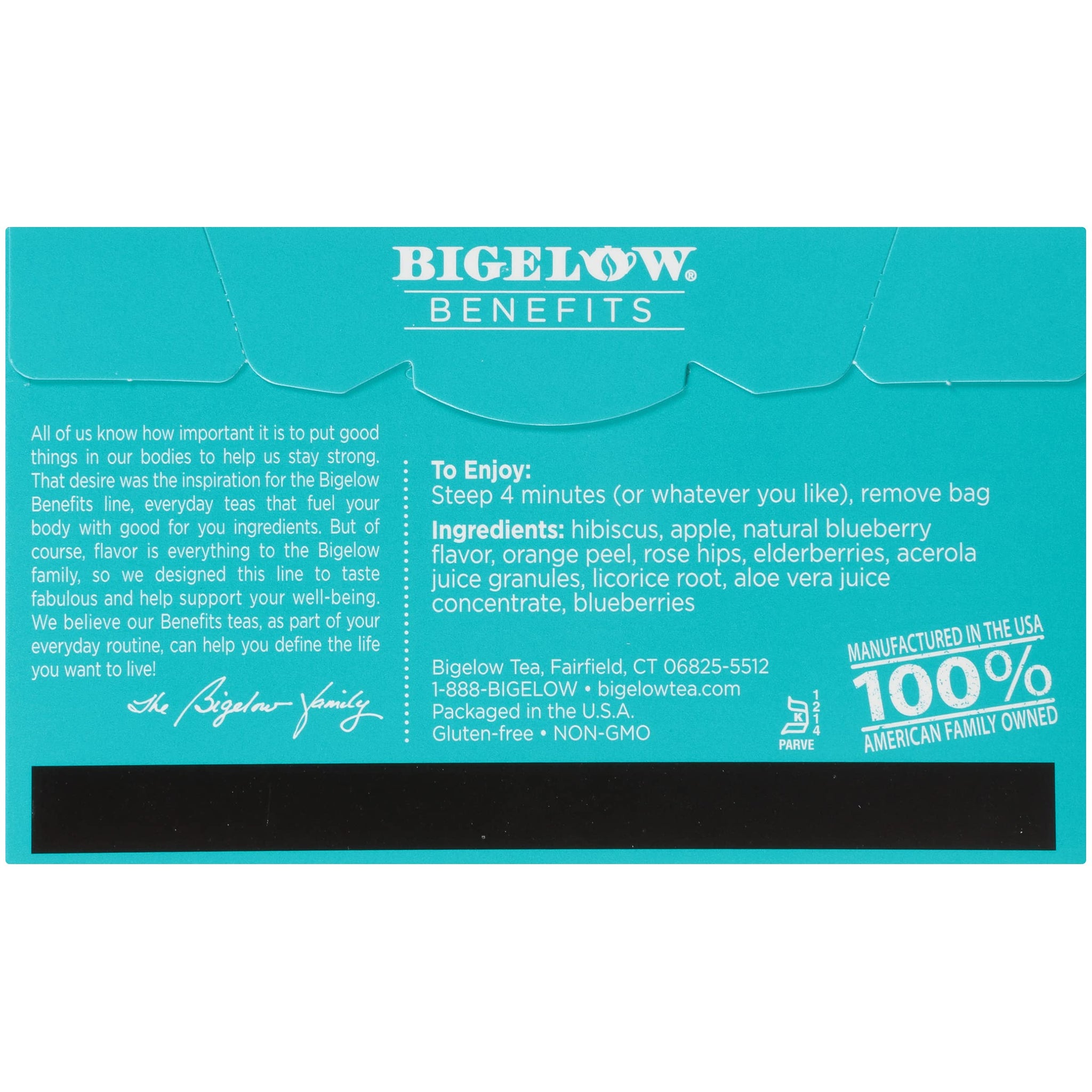 Bigelow Tea Cinnamon & Black Berry, 18 ct