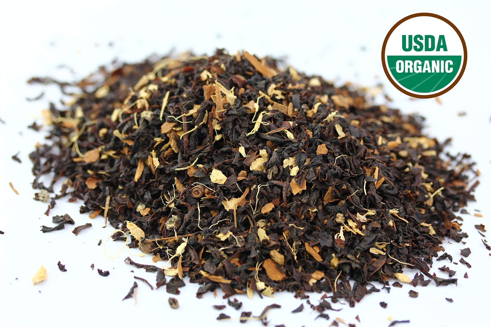 Classic Chai Tea Loose Leaf | CEYLON (110+ Cups) | 100% CERTIFIED ORGANIC Chai Ingredients| Black Tea, Cinnamon, Cardamom, Cloves & Black Pepper |