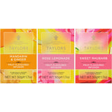 Taylors of Harrogate Herbal Tea Fruit Infusions Variety Pack - Mandarin Ginger, Rose Lemonade & Sweet Rhubarb - Caffeine-Free - 60 Tea Bags (Pack