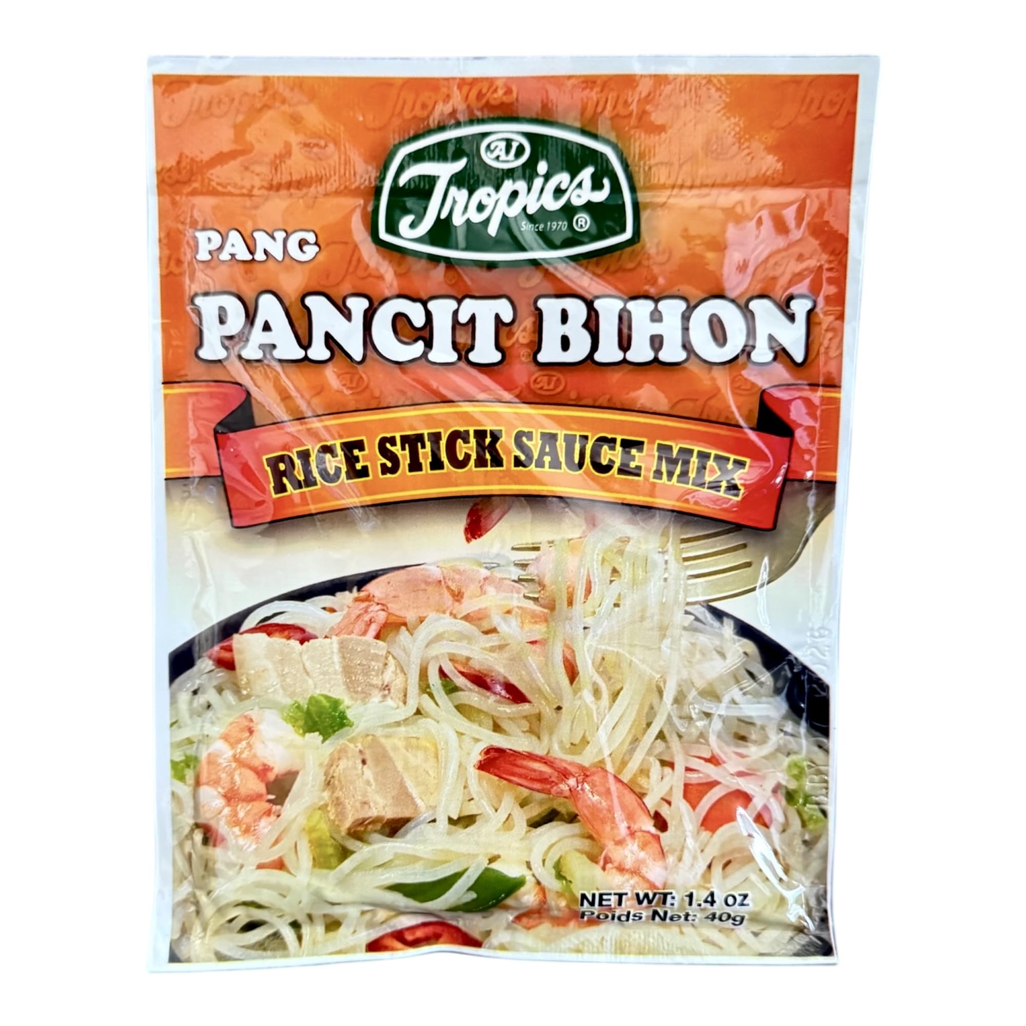 AquaNation Listing For Tropics Pancit Bihon Rice Stick Sauce Mix, 1.4 oz - Filipino Stir Fry Noodle Seasoning for Authentic Pancit - Easy to Use