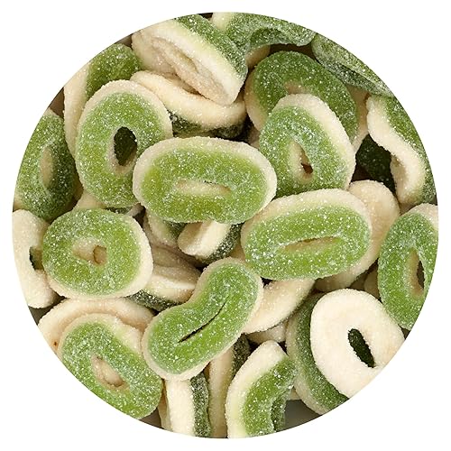 Apple Rings, 2.2 Pound Gummy Apple Rings Candy Bag, Apple Gummy Rings