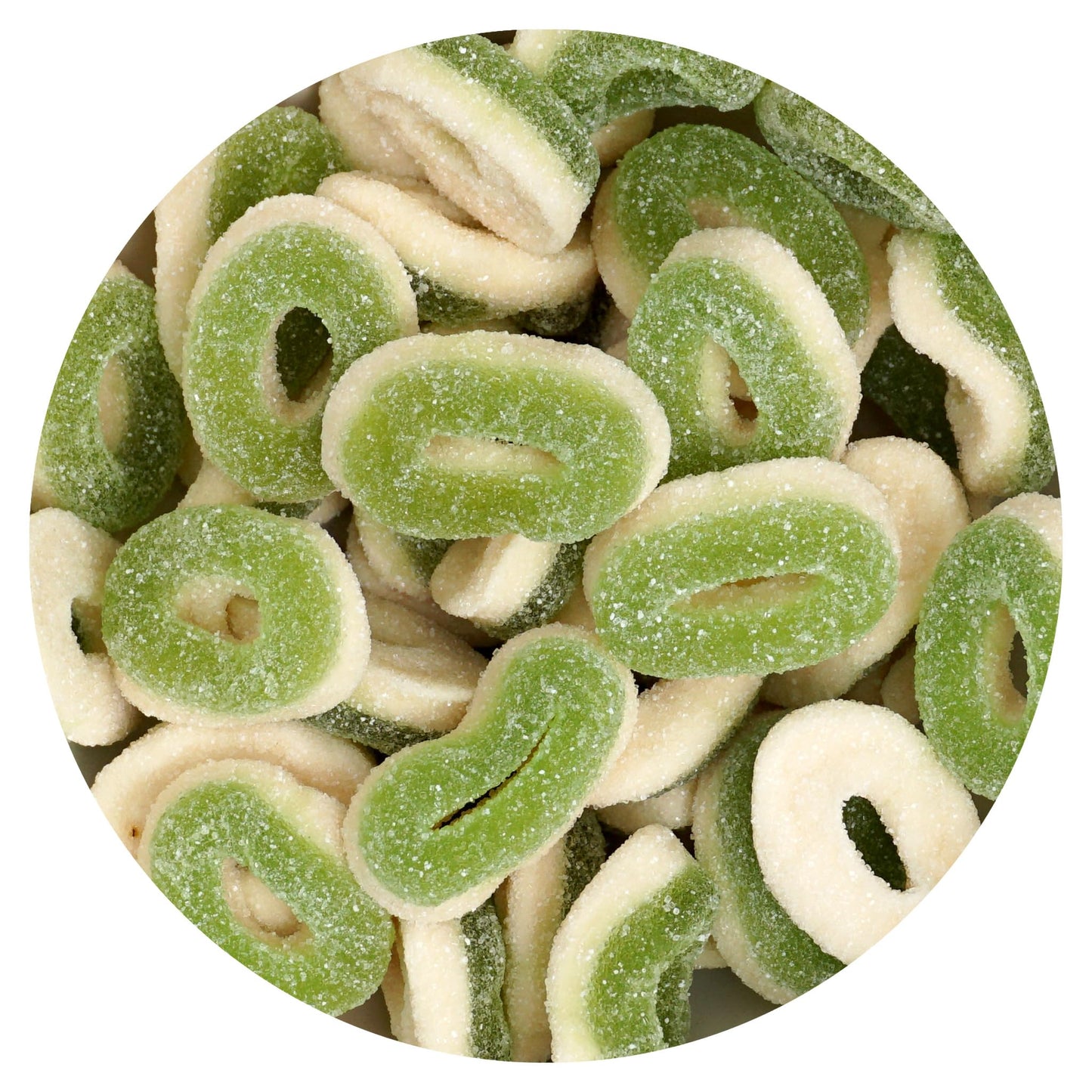 Apple Rings, 1 Pound Bulk Bag, Apple Gummy Rings