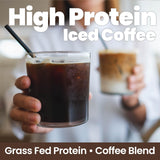 Protein Coffee, with 10g of Protein with Collagen, Promotes Muscle Growth, Supports Energy, Hot or Cold, Keto Friendly, 100% Robusta Coffee, 15