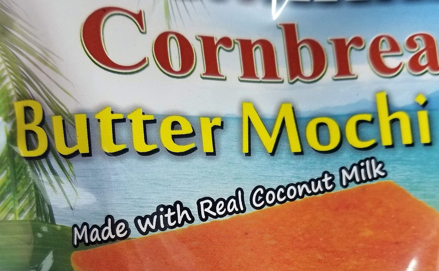 Hawaii's Best Hawaiian Cornbread Butter Mochi Mix 16 Ounces (Pack of 1)