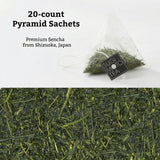 SUGIMOTO TEA Japanese Green Tea Sencha Fukamushi Tea Bags 20 Count Pack of 3