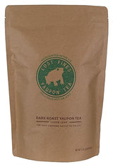 1LB (16oz) Dark Roast Yaupon Tea (loose leaf) - Lost Pines Yaupon Tea - Sustainably wild harvested yaupon, the only caffeinated plant native to North
