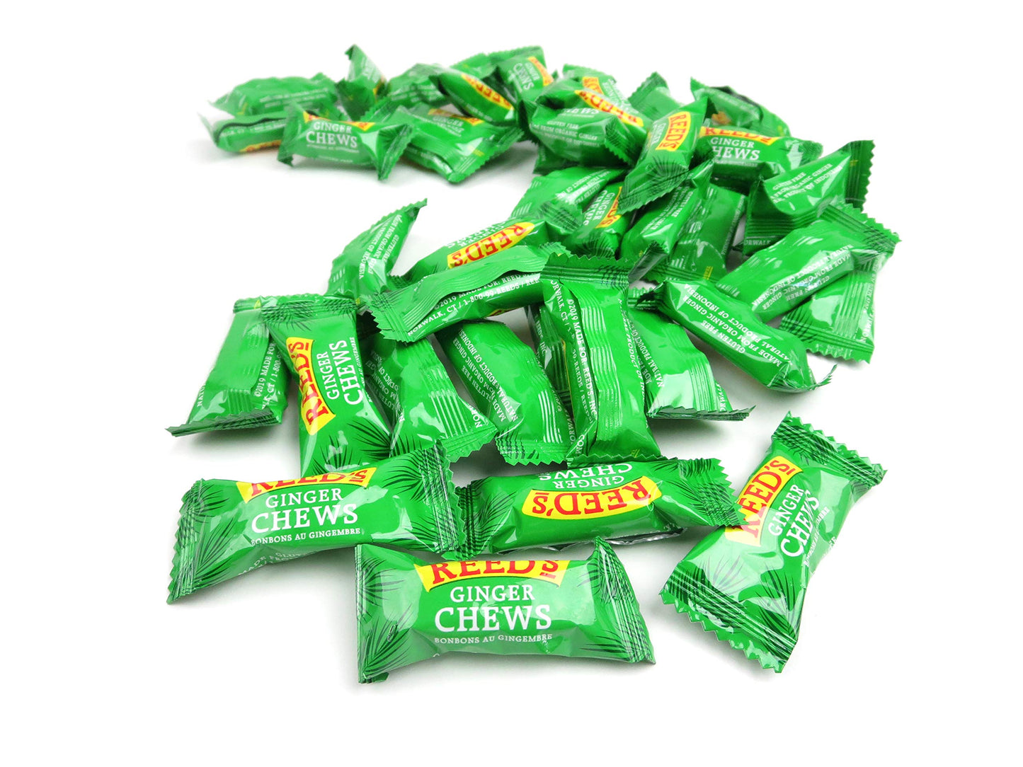 Reed's Original Ginger Candy Chews, 1 lb Bag in a BlackTie Box