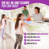 Oh Yuk All Purpose Cleaner - Multi-Purpose Concentrate Refill for Kitchen, Bathroom, Cabinets, Counters, Stainless Steel, Tile & More | Makes 4X More
