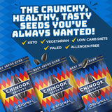 Chinook Seedery Roasted Sunflower Seeds - Jumbo Seeds Keto Snacks - Best For Snack Packs - Gluten Free, Non GMO Snack Food Gifts - 4 Ounce (Pack of 3)