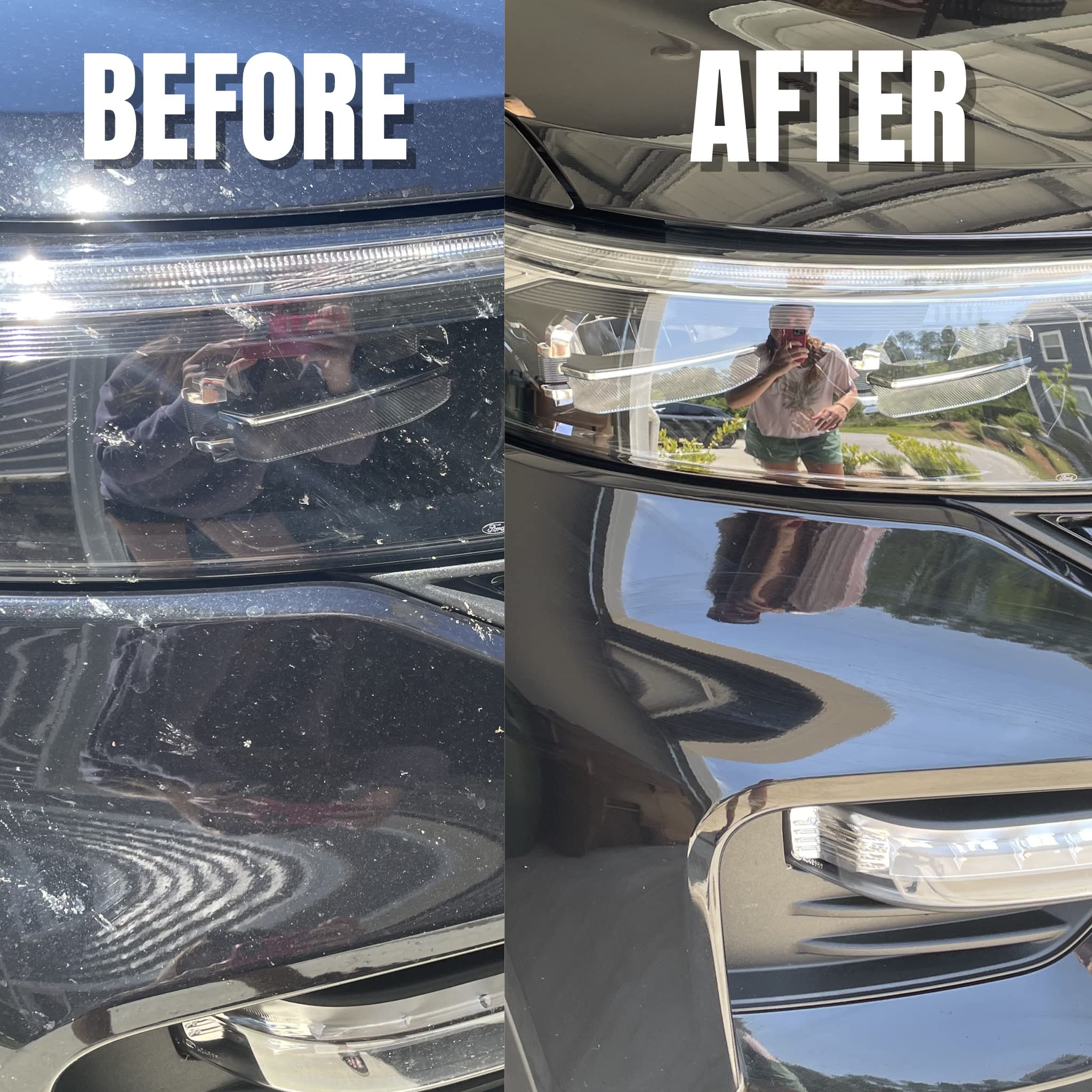 Bugz Out Car Bug Cleaner, Remover & Wash - Spray Bugs, Tar, Bird Poop Off Exterior of Car & Windshield. Remove Black Streaks Without Scratching or