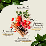 Organsia Herbal Tea - Very Berry with Ashwagandha - Certified Organic - Caffeine Free