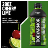 BODYARMOR Sports Drink, Cherry Lime, Electrolyte Drink Hydration, 28 Fl Oz Bottles (15 Pack), Flavored Coconut Water with B Vitamins & Antioxidants