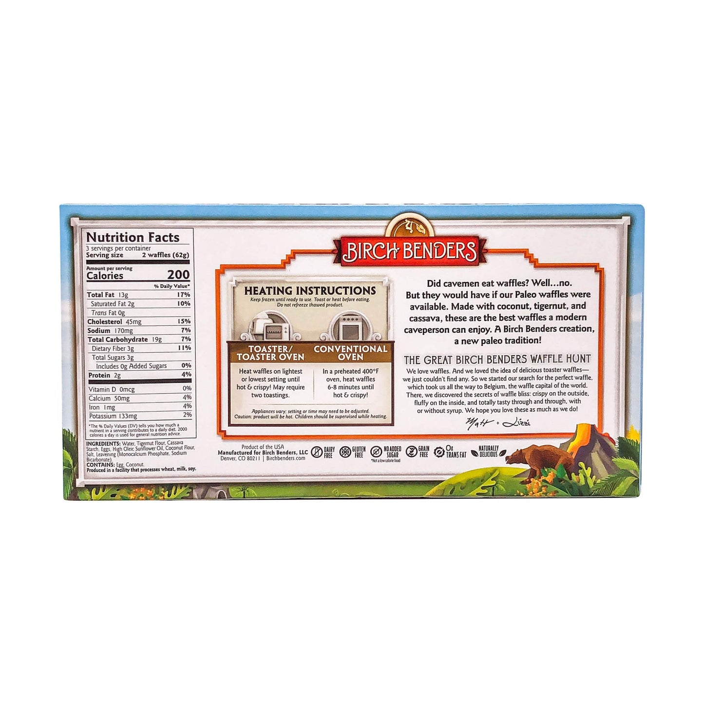 Birch Benders Griddle Cakes, Toaster Waffles Paleo,6.56 Ounce (Pack of 1)