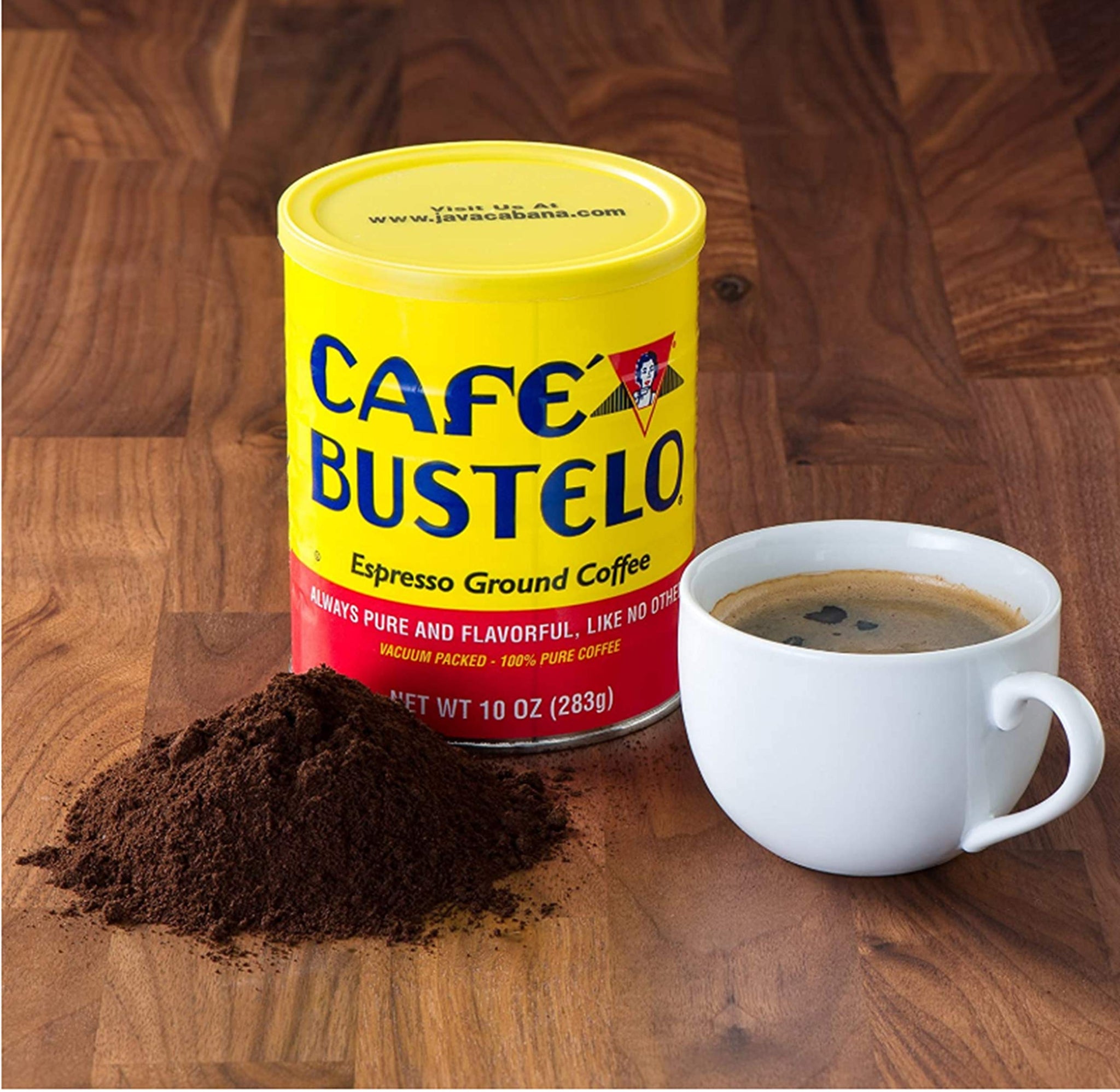 Café Bustelo Espresso Dark Roast Ground Coffee, 10 Ounces (Pack of 12)