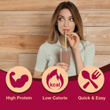 ProtiDIET Chocolate Protein Shake - Low Fat, High Protein Drink for a Healthy Active Lifestyle - Quick and Easy Preparation Chocolate Protein Drink