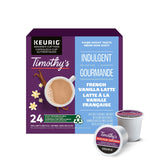 Timothy's French Vanilla Latte, K-Cup Portion Pack for Keurig Brewers (24 Count)