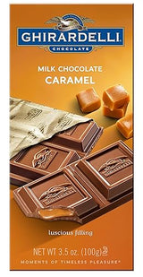 Ghirardelli Chocolate Bar, Milk and Caramel, 3.5 oz., 6 Count