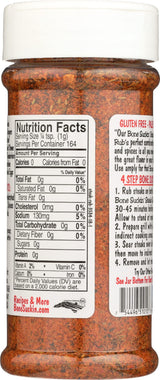 Bone Suckin' Steak Seasoning & Rub, 5.8 Oz - Grilling Rub, Dry Beef Rub, For Oven, Grilling & Pan Searing - Gluten-Free, Non-GMO, Sugar Free,Kosher