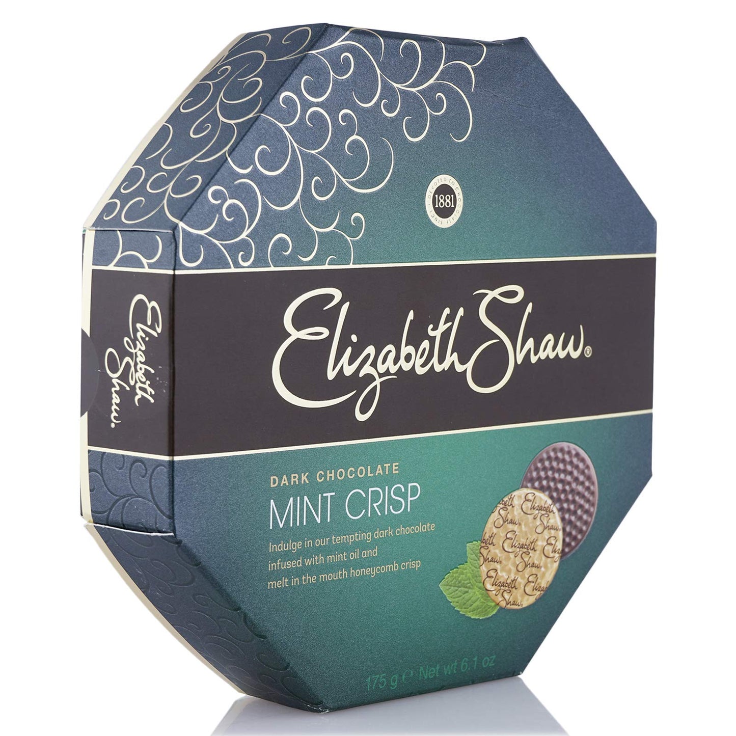 Elizabeth Shaw Dark Mint Crisp Chocolates 175g