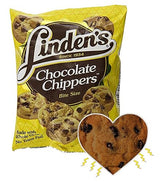 Linden's Chocolate Chip Chippers Cookies - 2 oz Bags - 36 Bags- With Exclusive InPrimeTime Cookie Heart Magnet