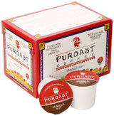 Puroast Low Acid Coffee, Single Serve Pods, Vanilla Nut, Medium Roast, High Antioxidants & High pH, No Bitter Aftertaste, Reduced Heartburn & GERD