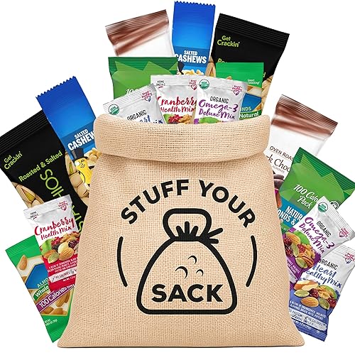 Heart Healthy Snack Box with Nuts and Trail Mix (25 Count)